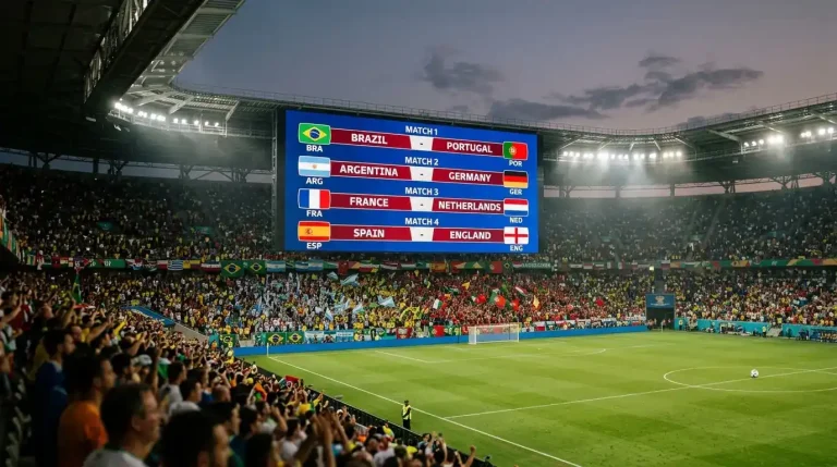 Četrtfinale SP 2026 — pari, kvote in razpored vseh štirih tekem