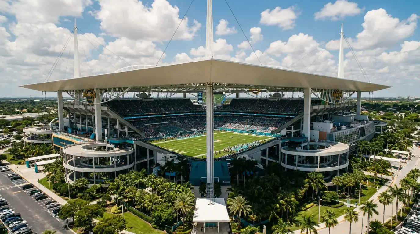 Hard Rock Stadium v Miamiju, prizorišče Svetovnega prvenstva 2026