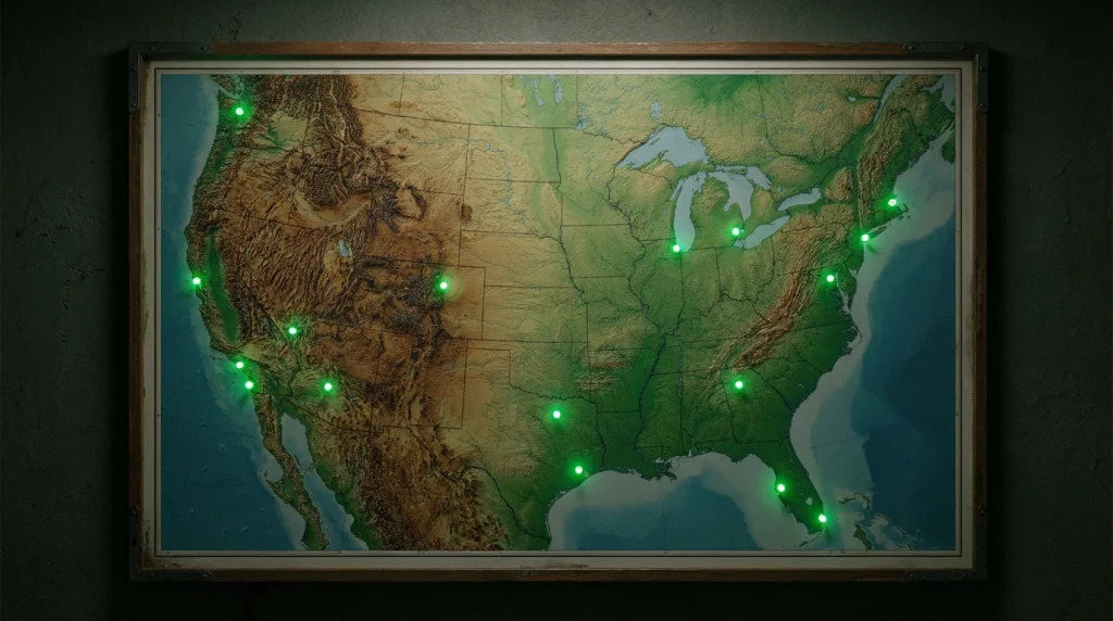 Pregled enajstih stadionov v ZDA za Svetovno prvenstvo 2026 z lokacijami in kapacitetami